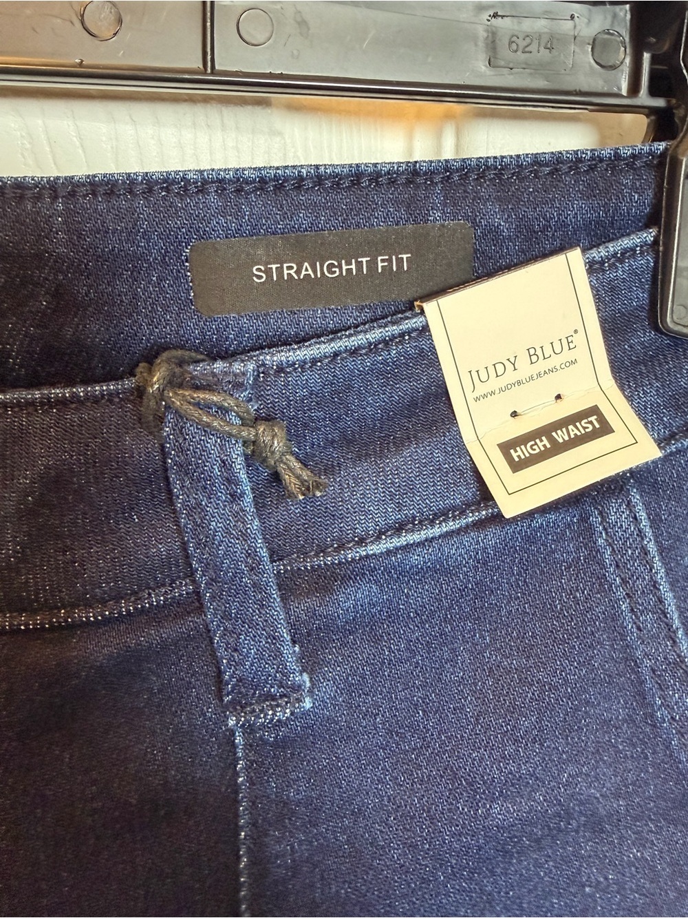 Judy Blue High Rise Straight Leg Utility Jeans Dark Wash 9/29 NWT - Picture 5 of 9
